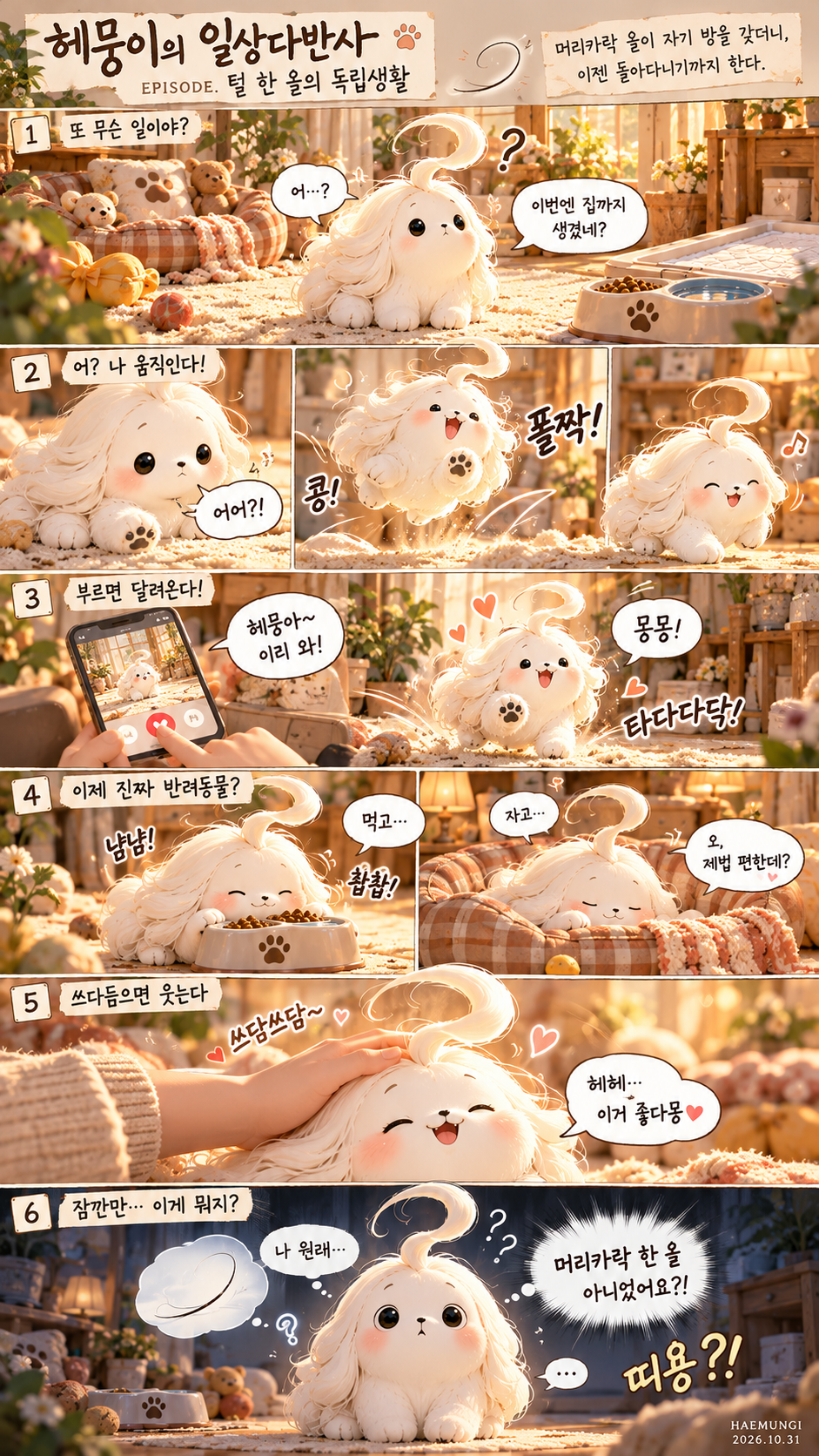 털 한 올의 독립생활